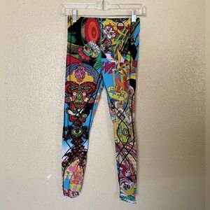 Harajuku print leggings